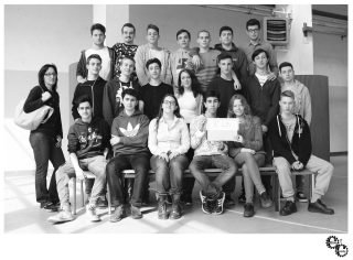 Foto di classe 2016 - bw