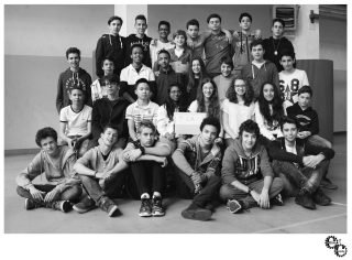 Foto di classe 2016 - bw