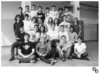 Foto di classe 2016 - bw